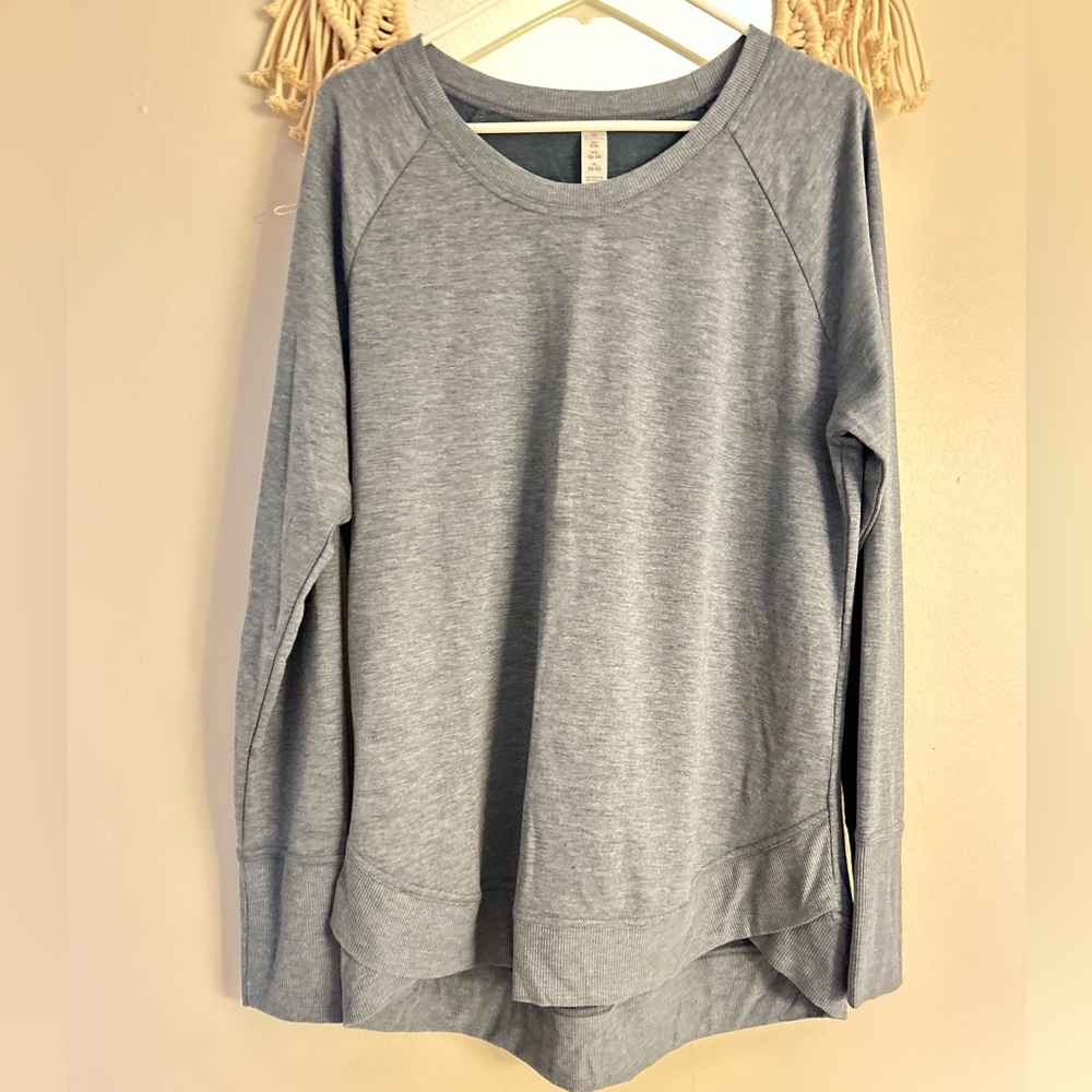 Blue, lightweight long sleeve shirt